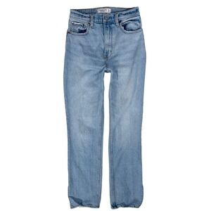 Abercrombie 90s Straight Jeans 26 2 S Curve Love High Rise Classiccore Mall Boho